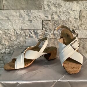 Vaneli Clovis Patent Slingback Sandals